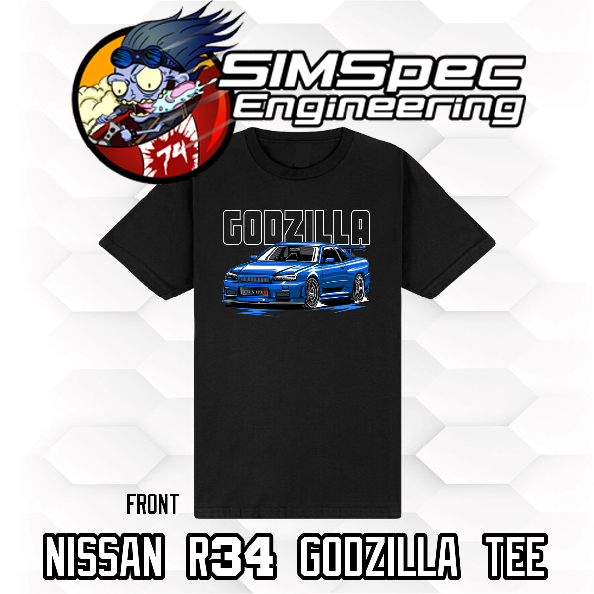 Nissan R34 Godzilla T-Shirt
