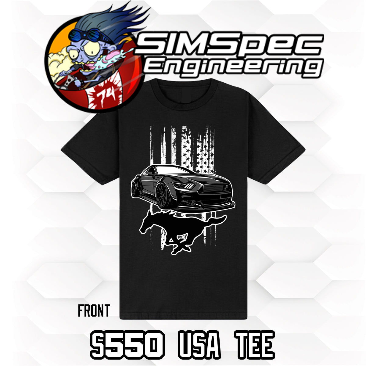 Mustang S550 USA T-Shirt