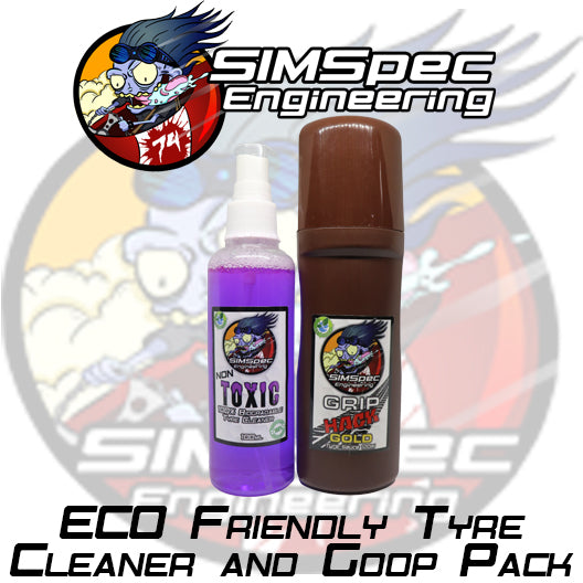 Ultimate ECO Friendly Tyre Prep Pack GRIP Hacks GOLD and non "TOXIC" Cleaner