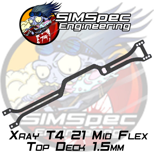 Xray T4 21 Mid Flex Topdeck ~ 1.5mm