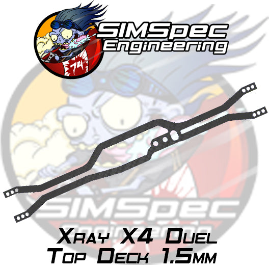 Xray X4 Duel Topdeck ~ 1.5mm