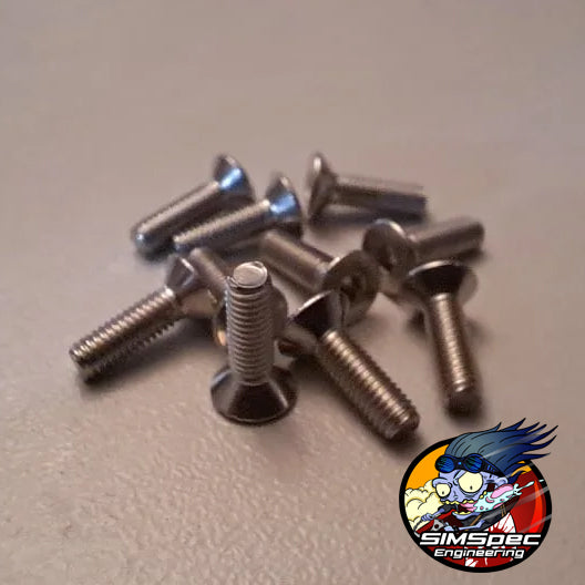 M3x10mm Flat Head (x10)