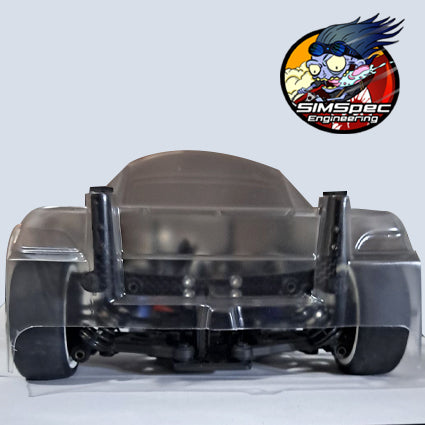 SIMSpec BD11 Rear Wing Body Mounts For Most Popular Brands of Bodies