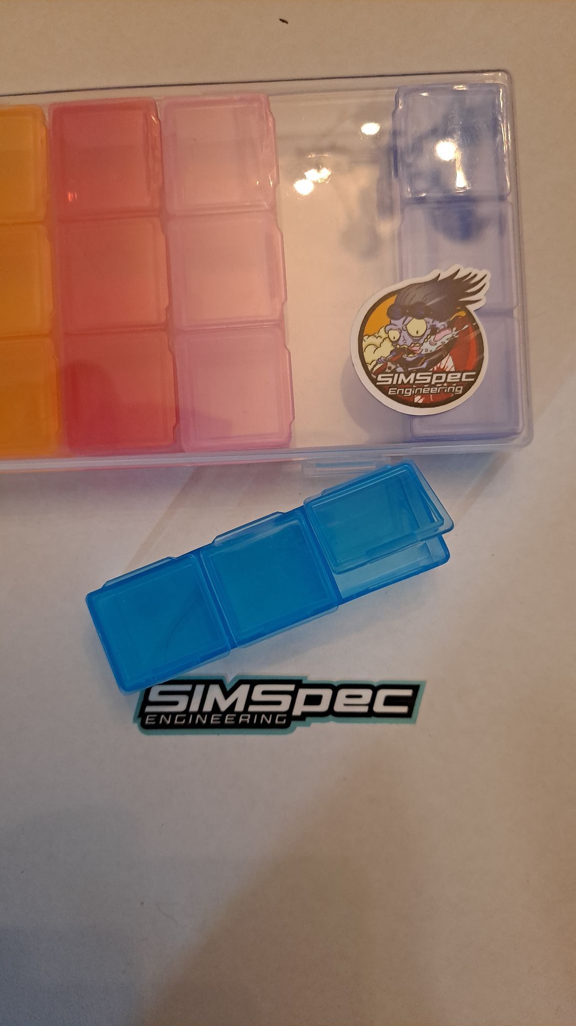 SIMSpec Engineering Small Parts box (multi Colour)