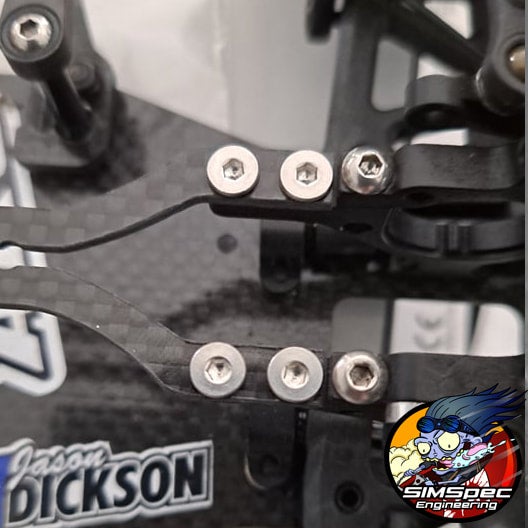 SIMSpec Engineering Ultra Low Profile Stainless M2.5x8mm