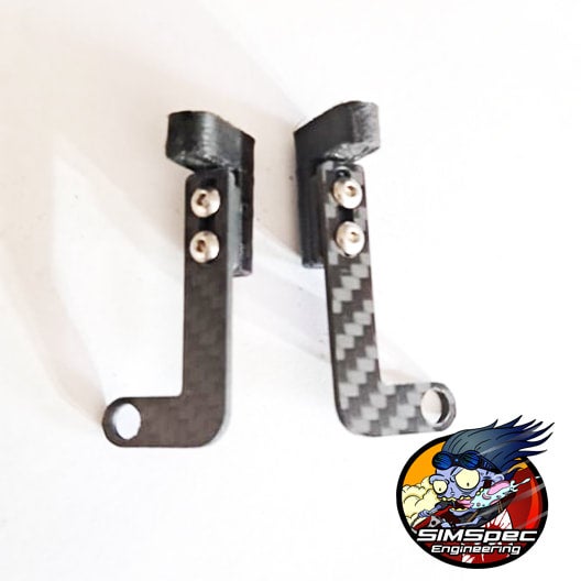 SIMSpec R12FF Rear Wing Body Mounts For Blitz MK9 FWD Body