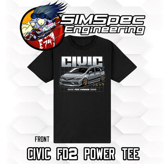 CIVIC FD2 Power T-Shirt