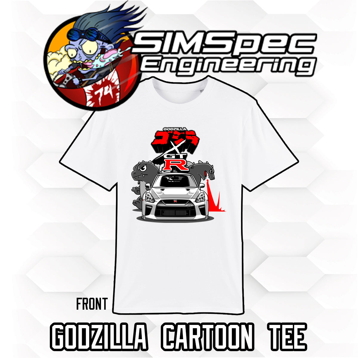 Godzilla Cartoon T-Shirt