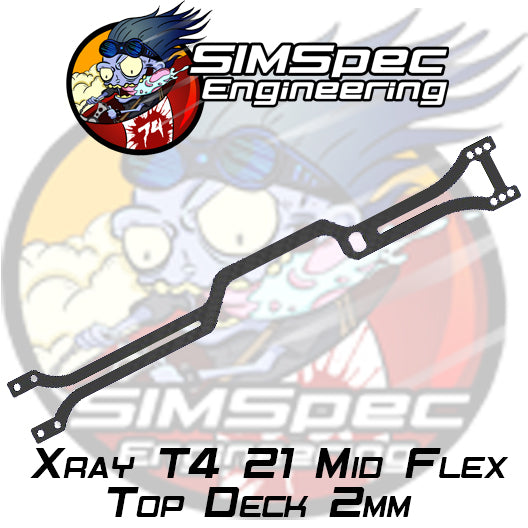 Xray T4 21 Mid Flex Topdeck ~ 2mm