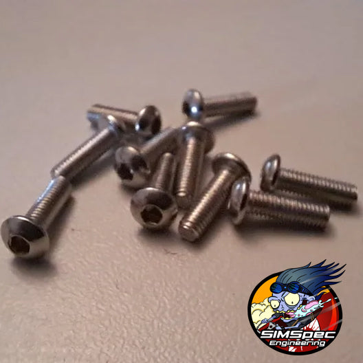 M3x12mm Button Head (x10)