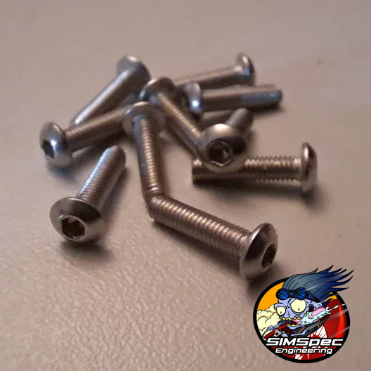 M3x14mm Button Head (x10)