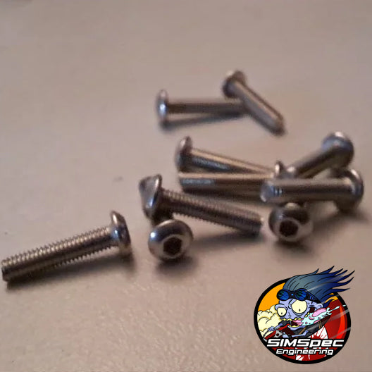 M3x16mm Button Head (x10)