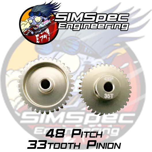 SIMSpec Engineering 48p 33t Pinion