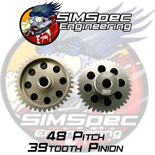 SIMSpec Engineering 48p 39t Pinion