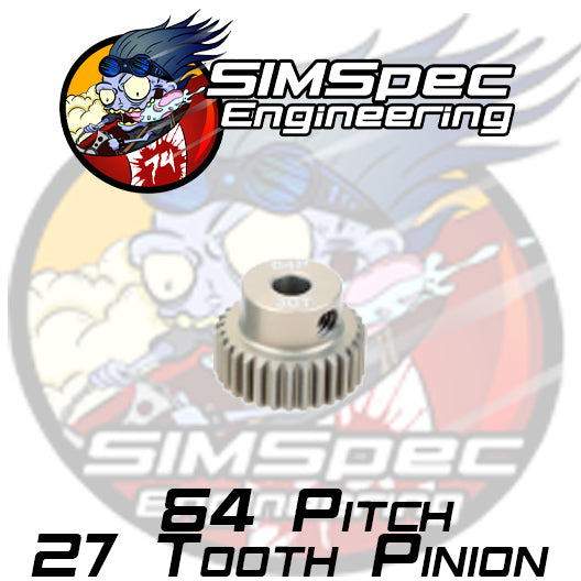 SIMSpec Engineering 64p 27t Pinion