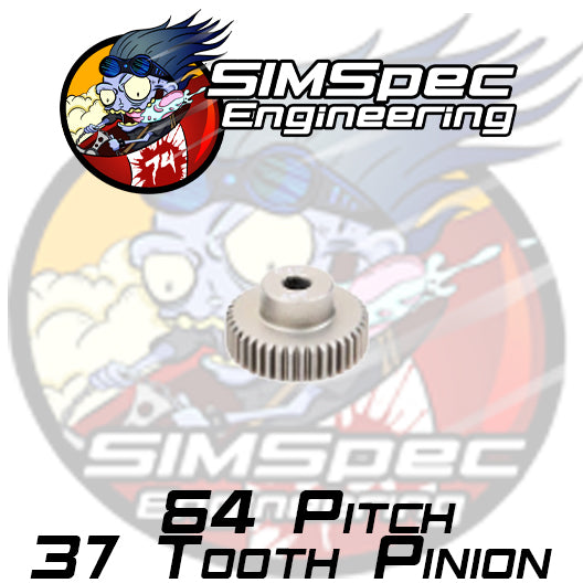 SIMSpec Engineering 64p 37t Pinion