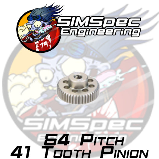 SIMSpec Engineering 64p 41t Pinion