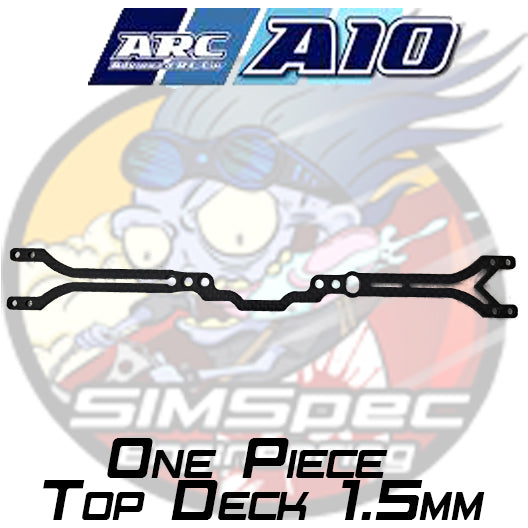SIMSpec ARC A10 Mid Flex One Piece Top Deck 1.5mm