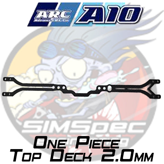 SIMSpec ARC A10 Mid Flex One Piece Top Deck 2.0mm