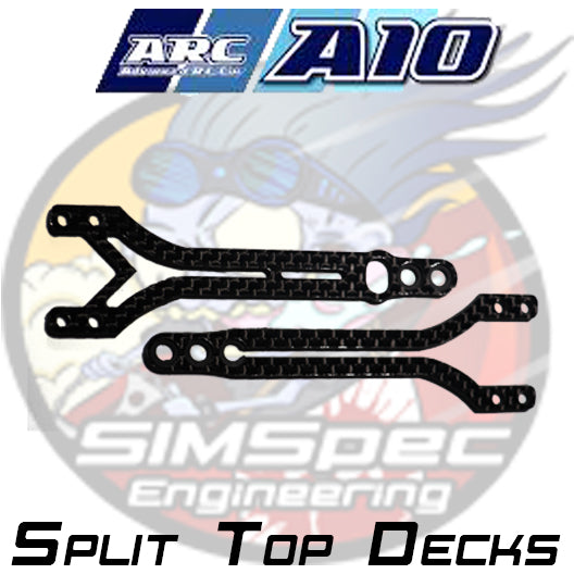 SIMSpec ARC A10 Split Top Decks "Mid Flex" 1.5mm Set