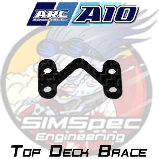 SIMSpec ARC A10 & A10mf Carbon Top Deck Brace 2mm
