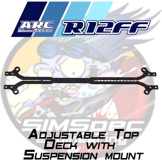 SIMSpec ARC R12FF Adjustable Flex Top Deck with Suspension Mounts