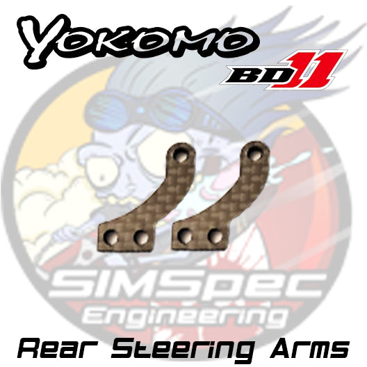 Carbon Fiber Rear Steering Arms for BD11