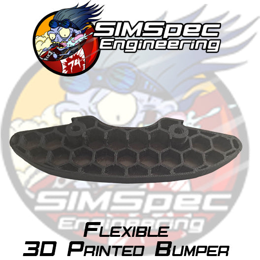 SIMSpec Flexible 3D Printed Bumper For Yokomo BD10