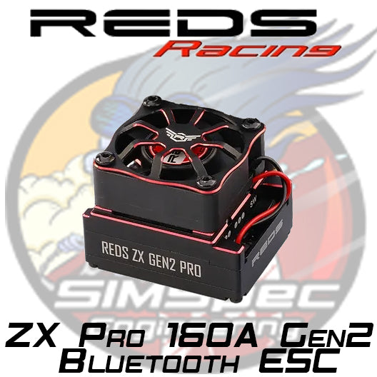 REDS Racing ESC REDS ZX PRO 160A 1/10 GEN2 ~ Black and Silver Version