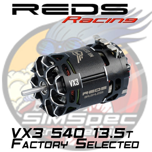 REDS Racing VX3 540 Factory Selected  13.5t **PRE ORDER**