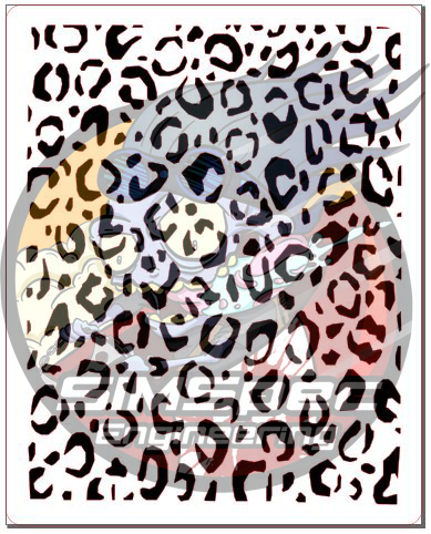 Airbrush Stencil "Leopard"