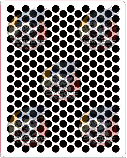 Airbrush Stencil "Dots Medium"