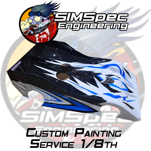 Custom Painting Service (1/8th)