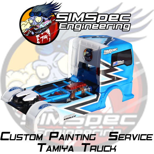 Custom Painting Service (Tamiya Truck Body)