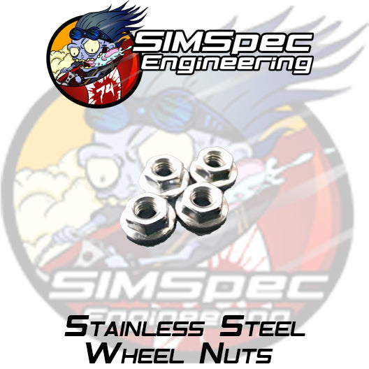 SIMSpec Stainless Steel Wheel Nuts
