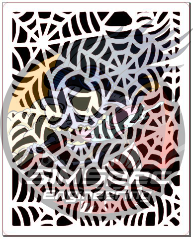 Airbrush Stencil "Web #2"