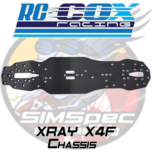 RC COX Racing Xray X4F Chassis Plate