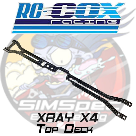 RC COX Racing Xray X4 2mm Top Deck