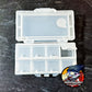 SIMSpec 9 section storage box (Clear White)