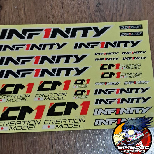 Infinity Sticker Sheet