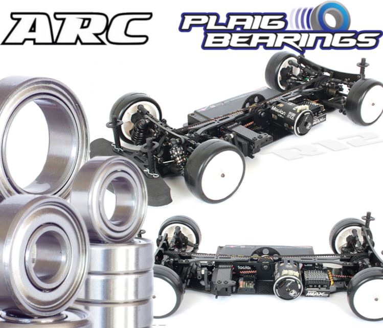 Plaig Bearings ARC R12/R12.1 Complete V2 Premium Metal Shielded Bearing Kit