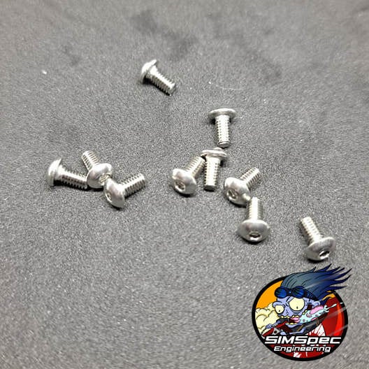 M3x5mm Button Head  (x10)