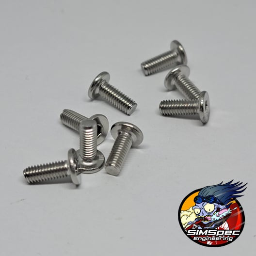 SIMSpec Engineering Ultra Low Profile Stainless M3x8mm