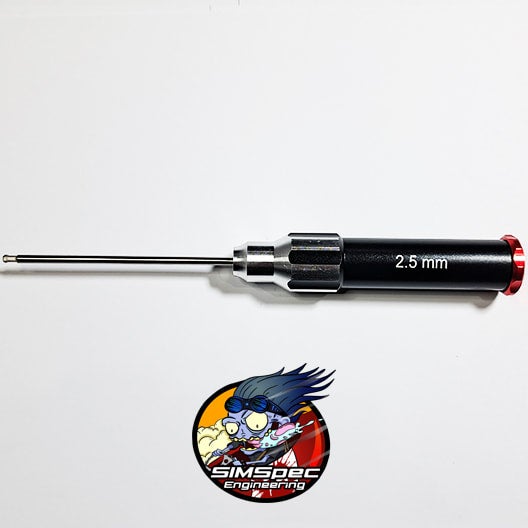 SIMSpec Engineering 2.5mm Ball Hex Driver