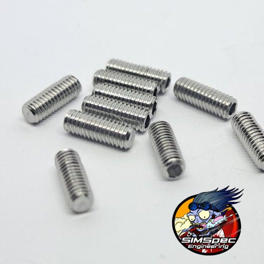 M3x8mm Stainless Grub Screws