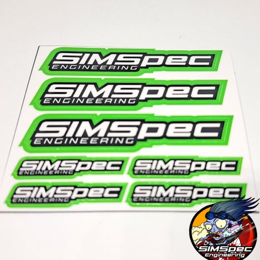 SIMSpec Engineering Logo Sticker sheet (Green)