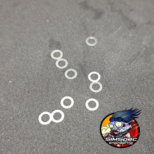 SIMSpec Stainless Steel Shims M3x5x.1mm