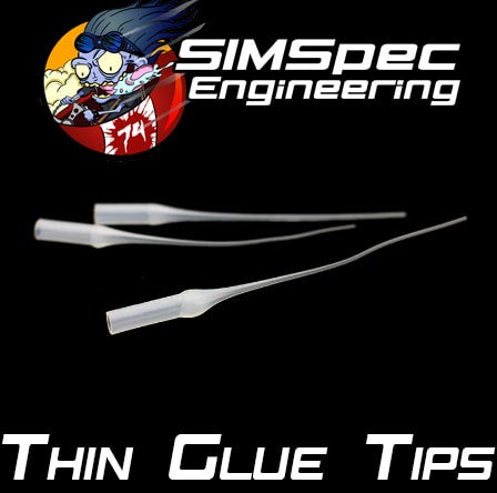 SIMSpec 7cm Flexible Glue Tips ~ 10 Pack