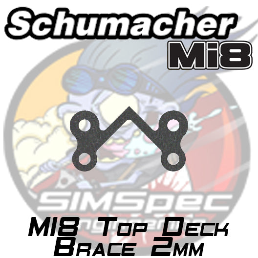 SIMSpec Mi8 Carbon Top Deck Brace 2.0mm