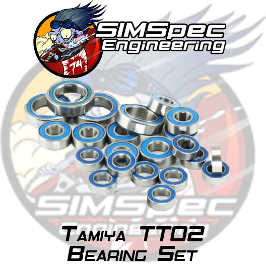 SIMSpec Tamiya TT02 Bearing Kit